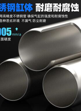 不锈钢圆型迷你气缸DSNU12-16-20-25-32-40X50X75x100x200-P-A