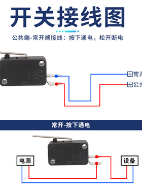 商用碎冰机刨冰机开关专用手柄旁微动行程限位搅拌机开关配件通用