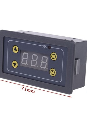 延时断电断开触发循环定时电路 5V-220V开关继电器延时模块时间