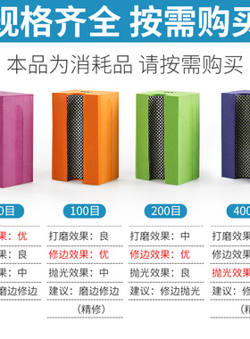 凹形手擦磨块圆弧修边器瓷砖岩板大理石英石线条磨边打磨抛光工具