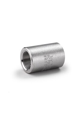 内丝管箍BSPT210KG高压管件3000LB锻304316L直通接头天佑管业1055