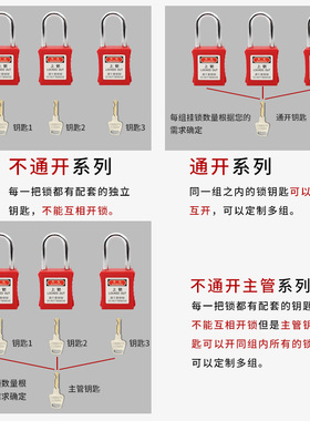 钢丝缆绳安全锁可定制长度 设备停工维修能源隔离锁工程安全挂锁