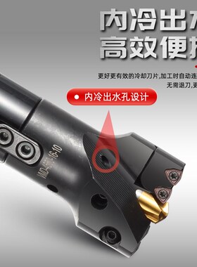 VMD大直径可调U钻带定心定点深孔钻头暴力钻可转位大钻头深孔钻头