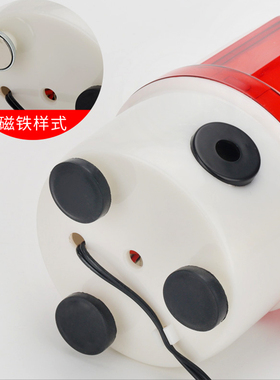 LTD-1101J旋转式磁吸警示灯220V吸顶 LED闪光灯磁铁爆闪车载24V12