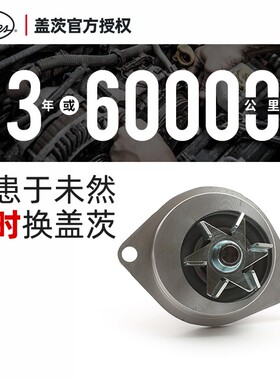 盖茨适配标致307世嘉206标志207爱丽舍C4L富康C2 301循环水帮浦总