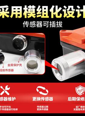 独立式乙炔(专用)气体检测仪有毒有害气体泄露浓度探测磁吸警报器