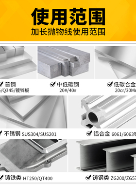 千鼎高速钢直柄麻花钻头标准加长抛物线型深孔钻金属钻孔4-16.0MM