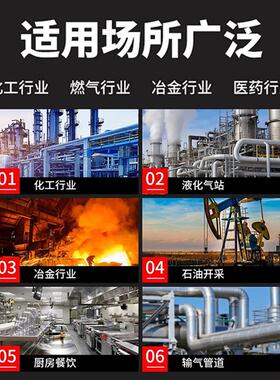 酒精气体检测仪固定式氢气浓度检测仪有毒有害气体泄漏浓度警报器