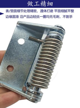 旋转回弹簧铰链90打开自动复位门铰电柜箱加厚重门合页TAKIGEN