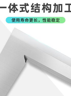 桂林广陆刀口角尺90度高精度不锈钢0级刀口形直角尺