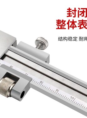 桂林带表深度游标卡尺带表深度尺钩头高精度0-150mm0-200-300