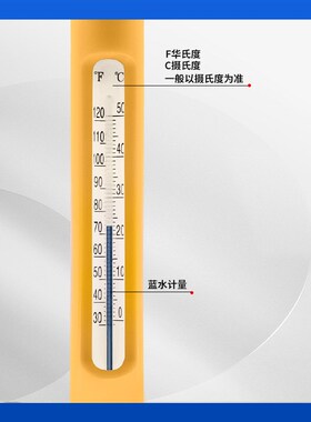 漂浮温度计海鲜池锦鲤鱼池游泳池海水养殖表层水温表测水温度计