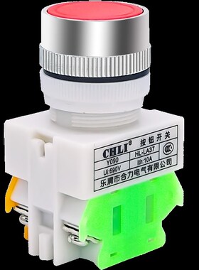 电源开关 自锁式 LAY37-11BNZS 按钮开关11S点动平钮开关22m