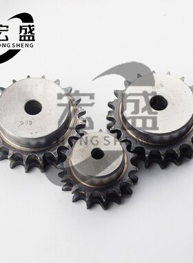 双排链轮 8分/1寸37齿真双排 16A37齿双排链轮 可配双排链条