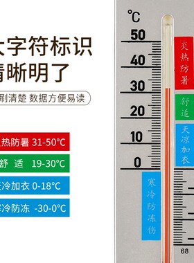 温湿度计家用精准高精度室内外干湿温度计表壁挂式室温房间气温表