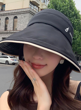 Setto四季小帆船大帽檐防晒帽子女款2026新款防紫外线渔夫太阳帽