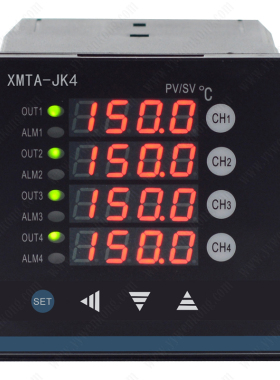 余姚宇泰温度仪表XMT-JK408/418G智能四路温控仪表多路温度控制器