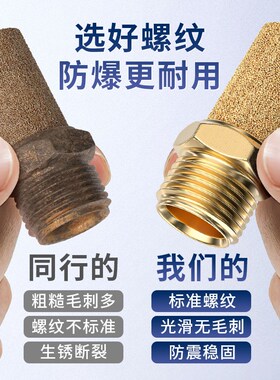 气动消声器消音器过滤器排气电磁阀气缸气压静音器长头平头BSL-02