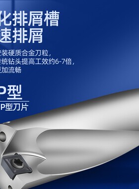 U钻快速钻暴力钻SP平底钻头WC住友刀片SP直径10-70/2倍/3/4/5倍径
