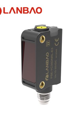 兰宝PSE-YC35DNRL NPN输出35cm盲区小IP67防水红色激光光电传感器