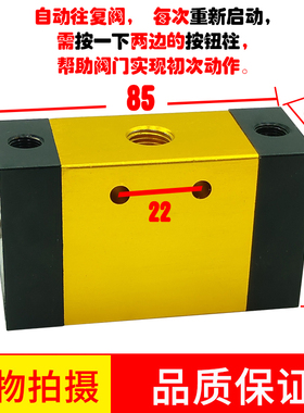 气缸开关自动往复阀调速控制阀ZDV-08气动开关二位五通换向阀