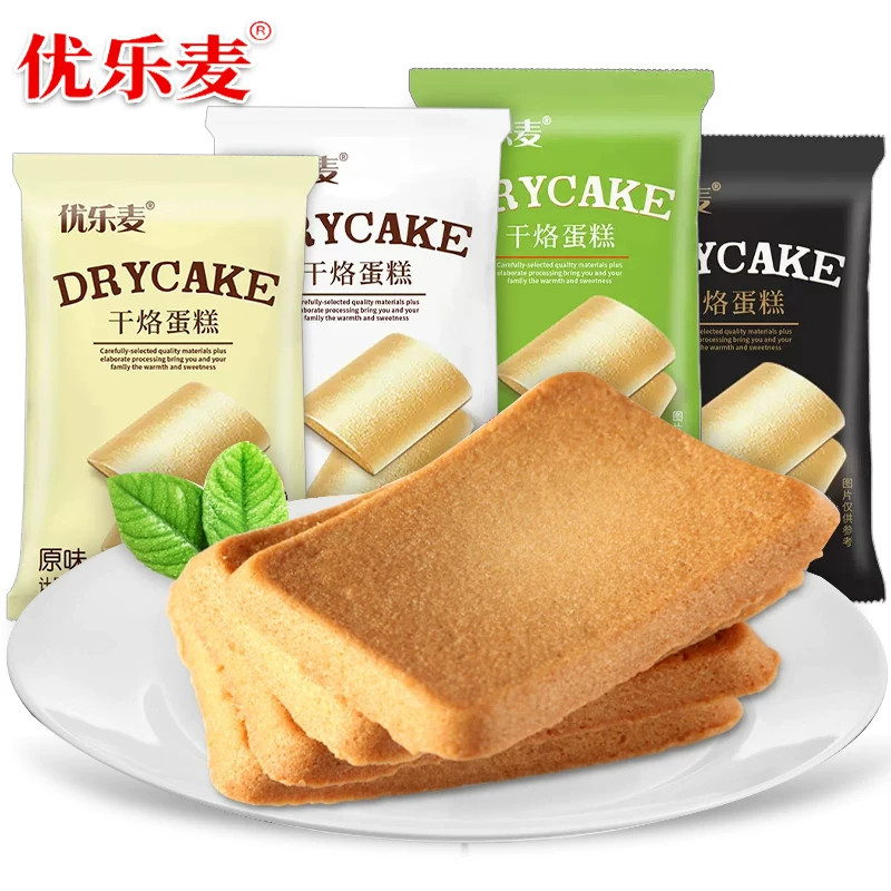 优乐麦干烙蛋糕饼干500g独立小包装