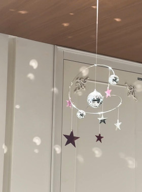 星星夜空反光挂饰房间装