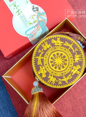 广西手工艺品礼品 壮族布艺铜鼓香馨香料布鼓 民族特色装饰记念品