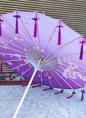 流苏花瓣跳舞伞道具走秀表演演出傣族广场工艺舞伞古典古风舞蹈伞