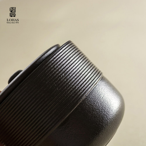 陆宝官方茶具旋纹旅行壶茶组一壶两杯黑白色茶礼德国红点设计奖 - 图2