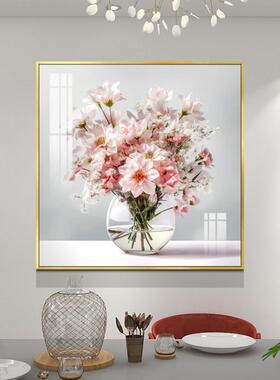 简约小清新餐厅背景墙装饰画平平安安高级感饭厅厨房挂画过道壁画