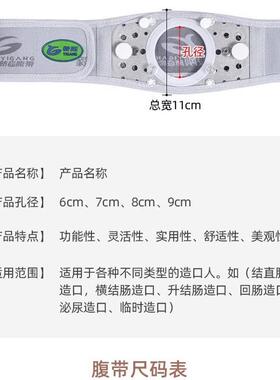 四季透气防止脱垂造口腹带防疝控疝防肠乳头前垂造瘘口造口袋腰围