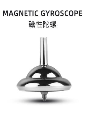磁悬浮陀螺永动仪永动机创意桌面摆件家居装饰品物理平衡小工艺品