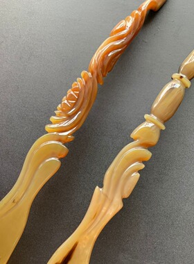 精品牛角痒痒挠牛角不求人抓背按摩工具不伤皮肤牛角梳厂家批发