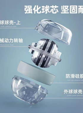 腕力球自启动男握力球臂力手腕金属60静音离心减压腕力器zp
