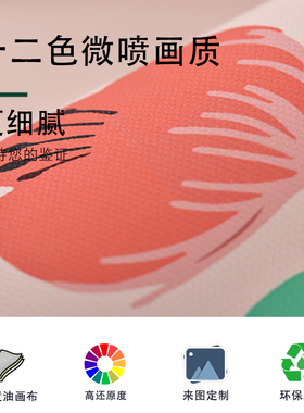莫奈睡莲油画电表箱装饰画高级感配电箱免打孔布艺遮挡挂画可定制
