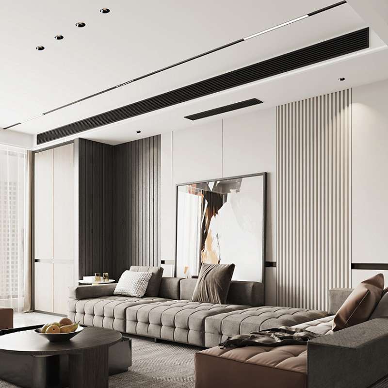 Ultra-thin COB anti-glare spotlight embedded home living room aisle high CRI 3500K opening 75 low ceiling downlight