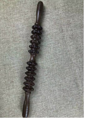 鸡翅木瑜伽棒滚轮木制新款齿轮全身滚动按器按棒