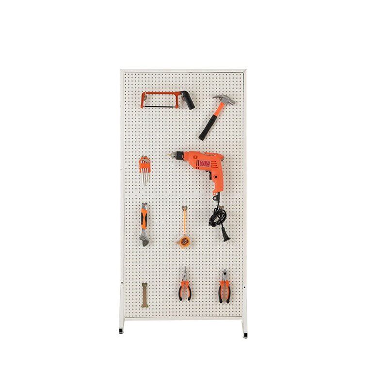 Perforated board storage rack round hole mesh mobile phone accessories display rack supermarket kitchen accessories hardware tools hanging wall panel