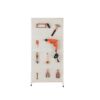 Perforated board storage rack round hole mesh mobile phone accessories display rack supermarket kitchen accessories hardware tools hanging wall panel