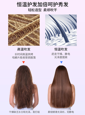 欧莱诗USB无线吹风机高速学生宿舍专用不插电冷热风大风力充电式