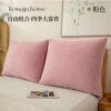 2026 New Bedside Cushion Bed Playing Mobile Phone Reading Soft Bag Backrest Bay Window Half-lying Waist Support Pillow Removable and Washable