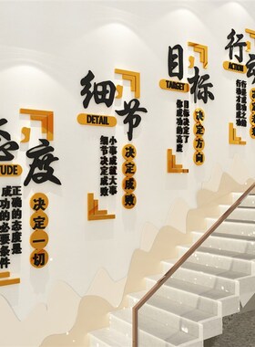 工厂车间安全生产质量标语墙贴纸公司企业文化办公室背景墙面装饰
