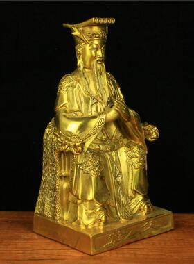 纯铜龙父龙母像铜东海龙王龙母像家居客厅摆件装饰工艺礼品摆饰
