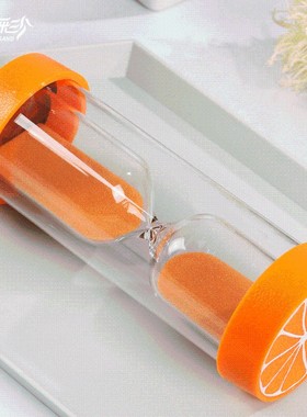 防摔沙漏计时器10分钟创意送礼小摆件 卡通简约风格适用于儿童房
