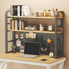 E-sports style computer desk organizer desktop storage rack desk storage rack student multi-layer bookshelf with hole board