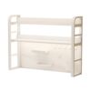 E-sports style computer desk organizer desktop storage rack desk storage rack student multi-layer bookshelf with hole board