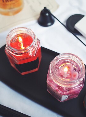 果冻蜡diy蜡烛套餐材料包 创意果酱杯蜡手工蜡烛diy香薰蜡烛礼品