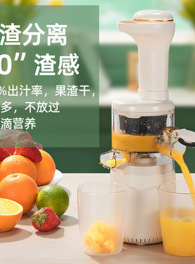 德国榨汁机小型无线充电家用便携式原汁机汁渣分离多功能炸水果汁