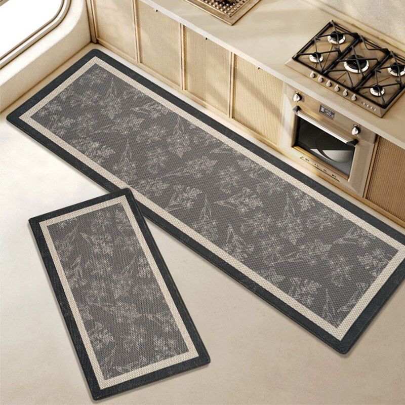 Kitchen non-slip floor mats, oil-proof, wipeable and washable soft mats, stain-resistant floor mats, waterproof carpets, rectangular wear-resistant carpets